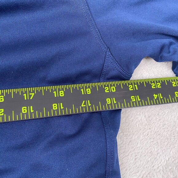 Nike Golf Men's Dri-Fit Polo Shirt Large Blue Short Sleeve Performance Activewea - Picture 7 of 14